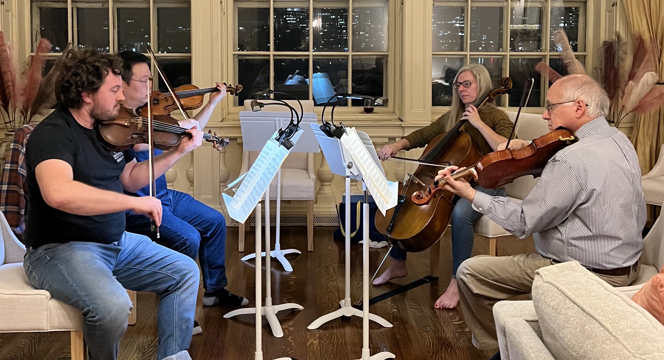 Quartet with Jamie, Victor, and Maggie
